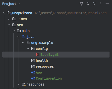 Project Structure with Config