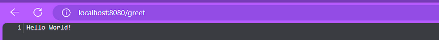 localhost:8080/greet